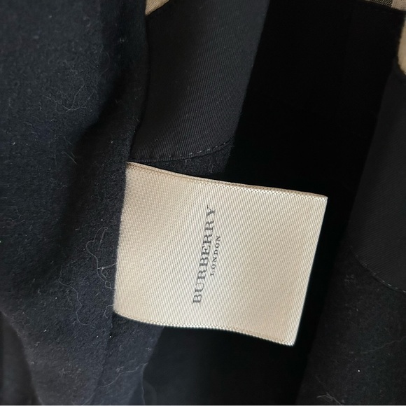 Burberry Vintage Men Black Lawrence Trench Coat with Removable Wool Vest Size 46 - Picture 16 of 16